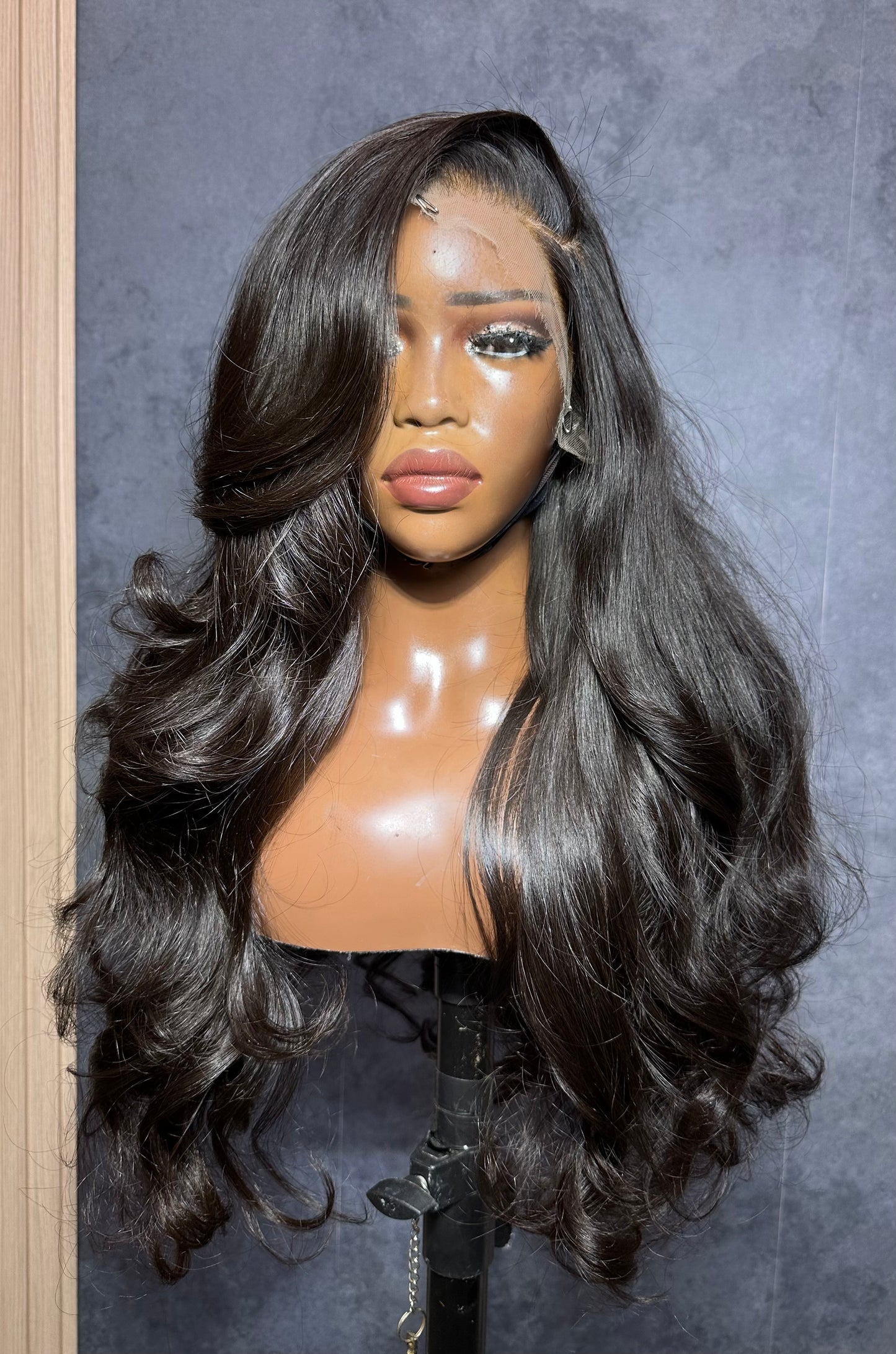 Natural color raw Vietnamese 3 bundle wig.