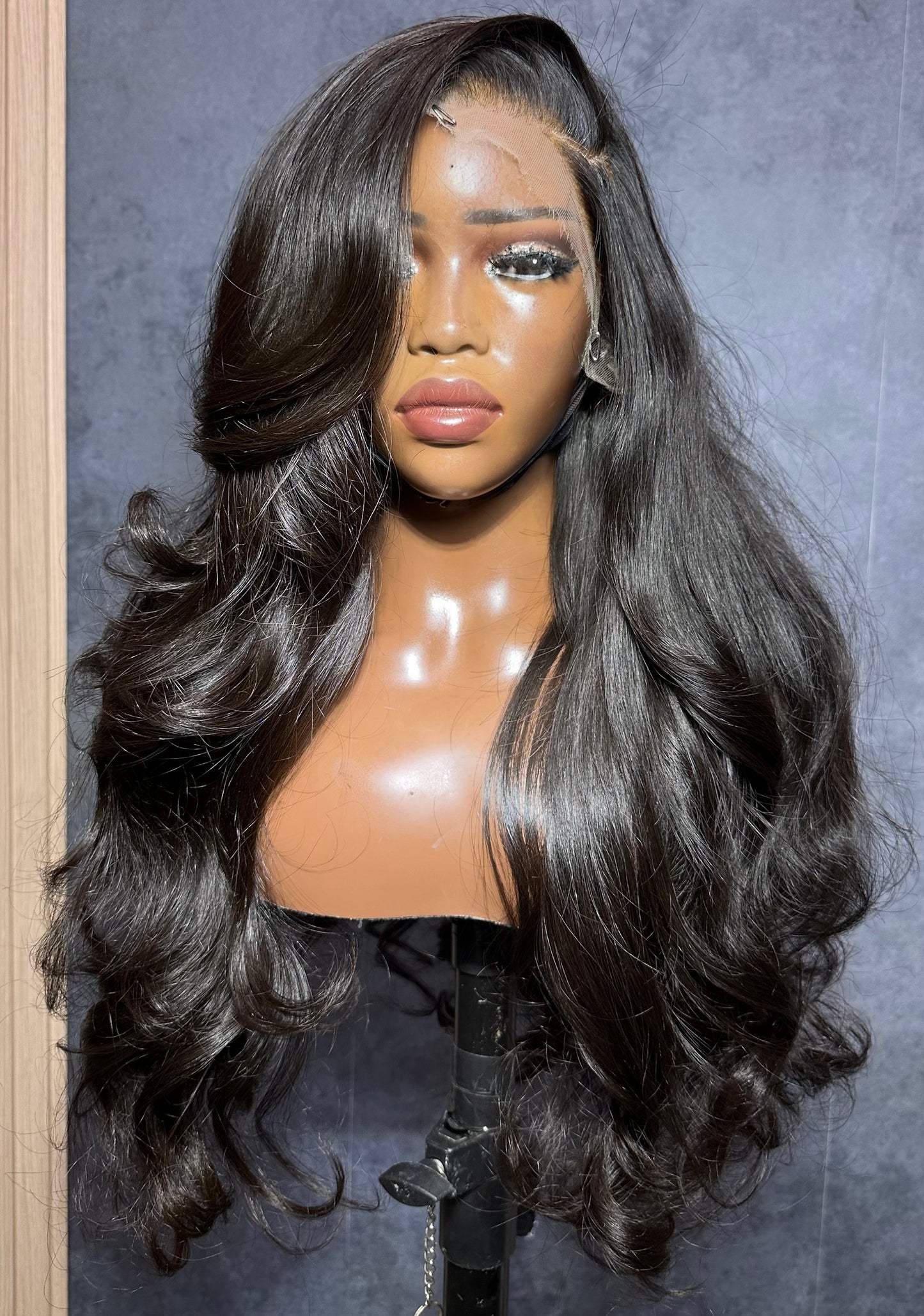 Natural color raw Vietnamese 3 bundle wig.