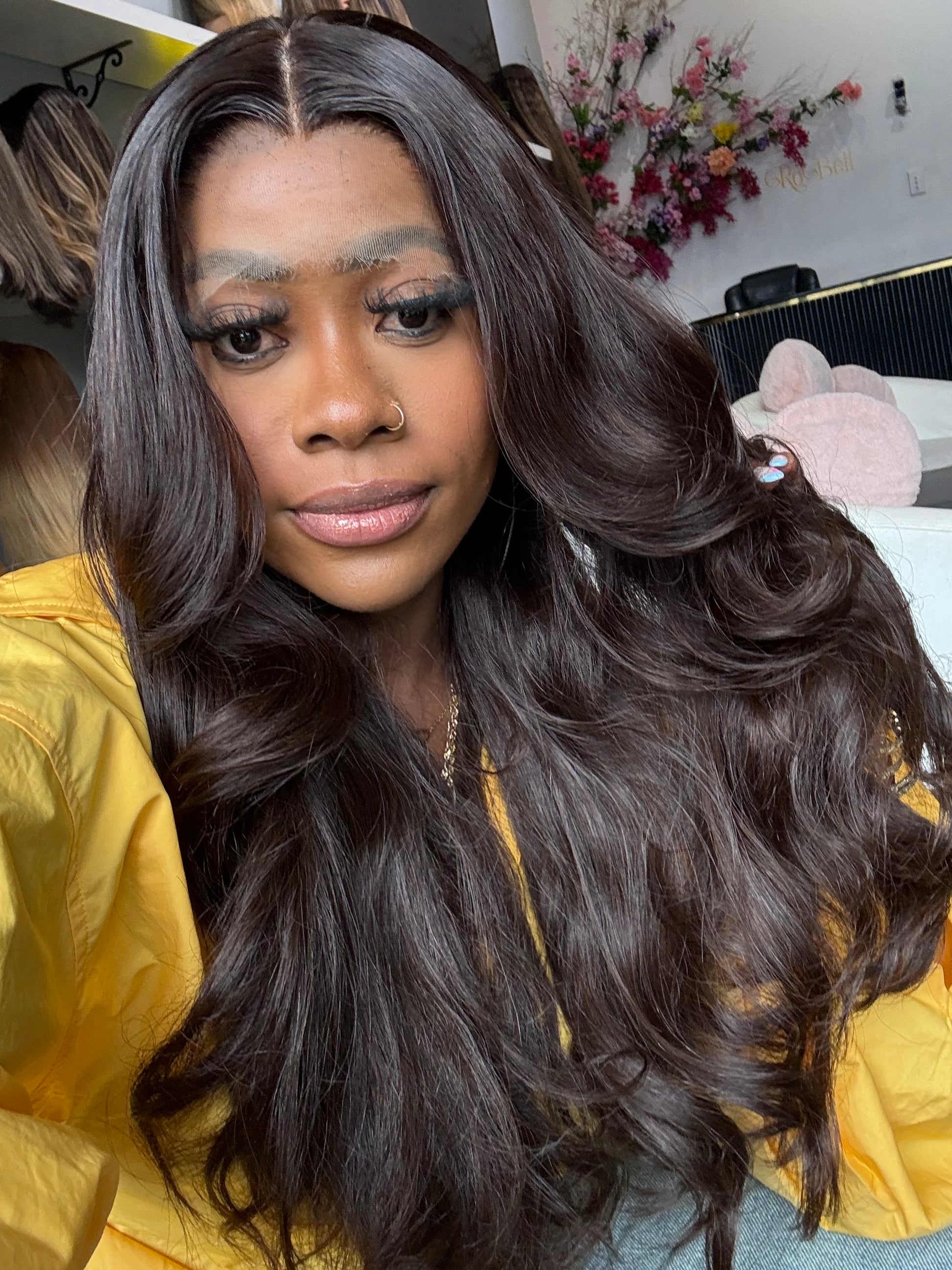 Rae Vietnamese wig made with an HD lace frontal 13X4 and 4 bundles. 